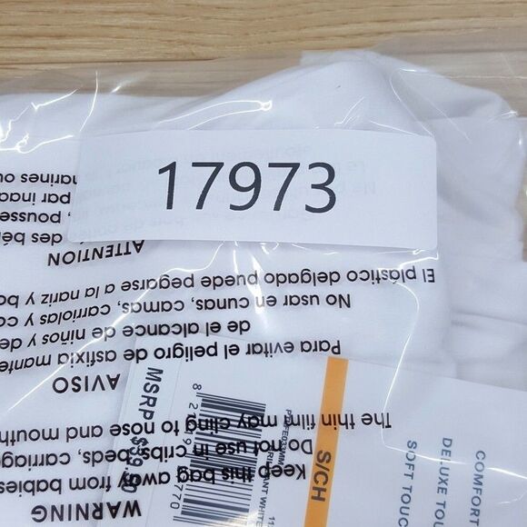 PERRY ELLIS Shirt Mens Small White Pullover Crew Deluxe Touch Soft Comfort - Picture 8 of 8